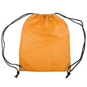 Image of Shugon Stafford Plain Drawstring Tote Bag - 13 Litres (One Size) (Orange)