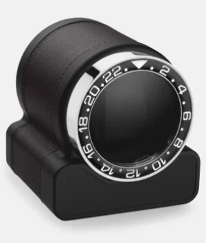 Image of Scatola del Tempo Watch Winder Rotor One Chocolate Black Bezel