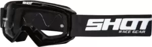 Image of Shot Rocket Kids Motocross Goggles, black, black, Size One Size