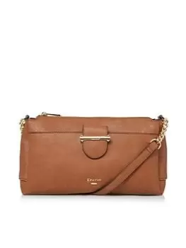 Image of Dune London Darlena Small Front Tab Xbody, Tan, Women
