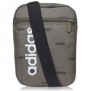 Image of adidas Essentials Linear Bag Organizer - Khaki AOP