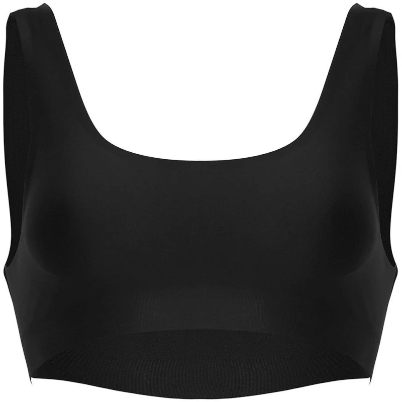 Image of Wolford STRUCTURED SCOOP TOP Black female 8 (XS)