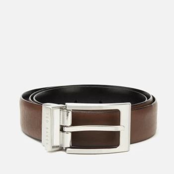 Image of Ted Baker Mens Karmer Reversible Belt - Xchocolate - W34