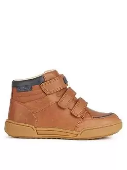Image of Geox Poseido Strap Boot, Brown, Size 13 Younger