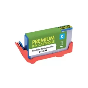 Image of Q-Connect HP 912XL Remanufactured Inkjet Cart HY Cyan RIC912XLC