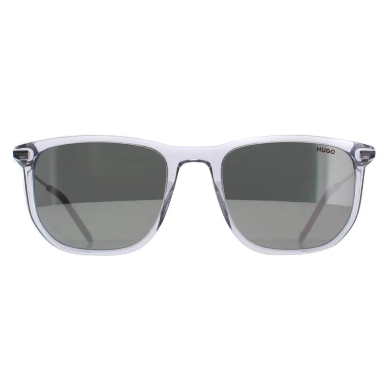 Image of Hugo Boss Mens Rectangle Crystal Silver Flash HG 1204/S in Clear Clear Male One Size