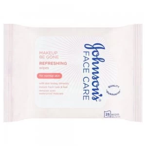 Image of Johnsons Face Care Refreshing 25 Wipes