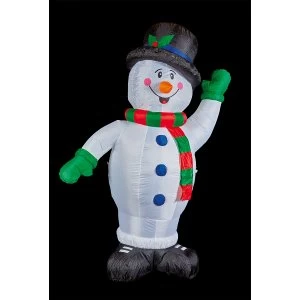 Image of Premier Decorations 2.4M Inflatable Snowman with Top Hat and Scarf