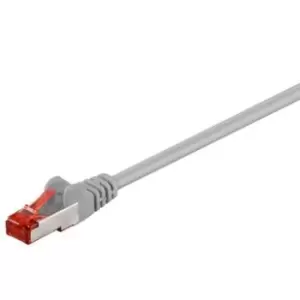 Image of Goobay RJ45 S/FTP CAT 6 Network Cable - 5m - Grey