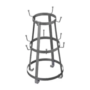 Image of 10 Hook Mug Tree Black