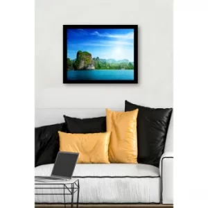 Image of SC1250 Multicolor Decorative Framed MDF Painting