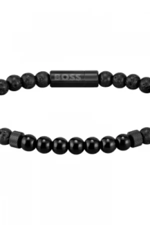 Image of Gents BOSS Jewellery Beads Bracelet 1580272