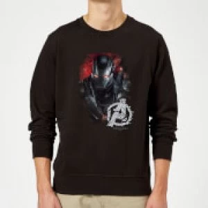 Image of Avengers Endgame War Machine Brushed Sweatshirt - Black - XXL