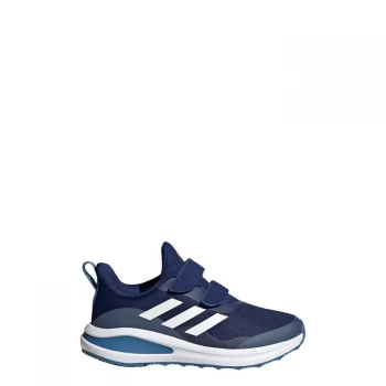 Image of adidas FortaRun Double Strap Running Shoes Kids - Victory Blue / Cloud White / F