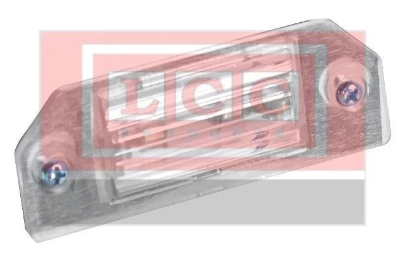 Image of LCC LA0204 Number Plate Light Rear, with bulb Licence Plate Light (293)