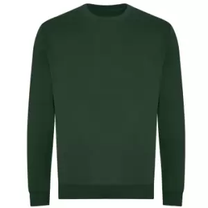 Image of Awdis Mens Organic Sweatshirt (M) (Bottle Green)