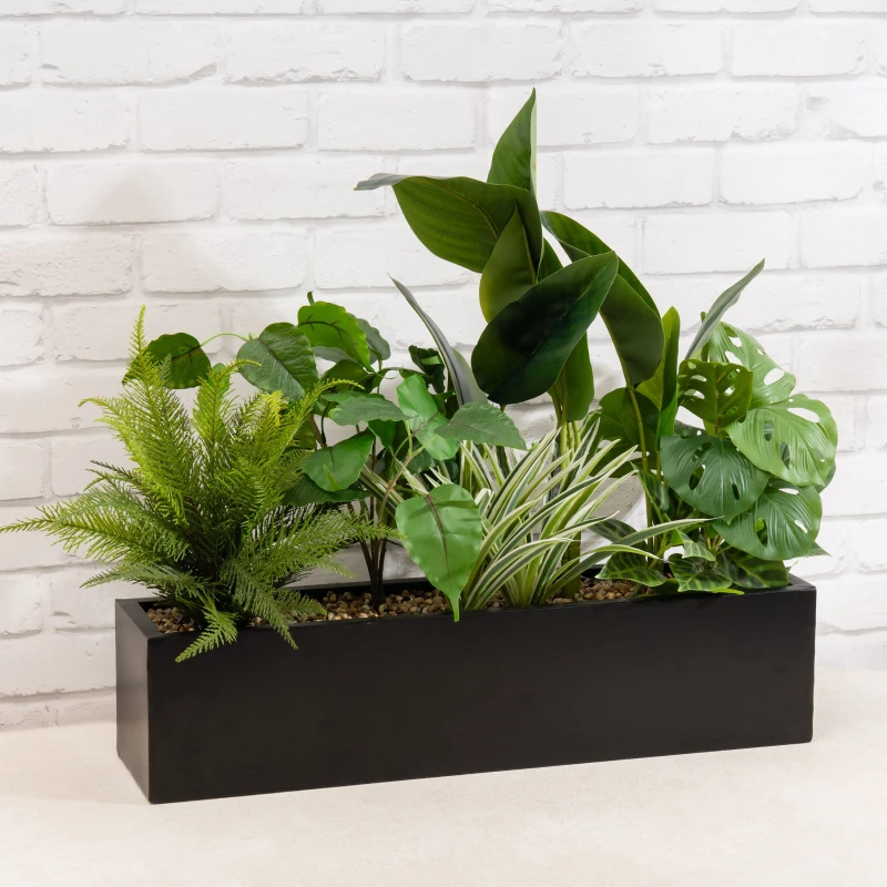 Image of Scottish Everlastings 60X65Cm Mixed Faux Outdoor Container One Colour WHXRN Unisex