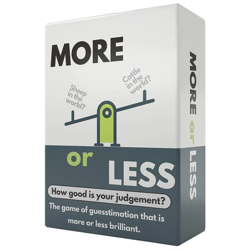 Image of More or Less Card Game General merchandize