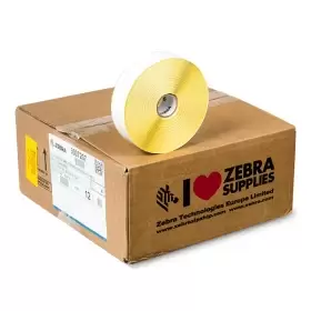 Image of Zebra Z-Select 2000D 3007207 Original White Labels 25mm x 76mm - 12 Pack (12 x 930 Labels)