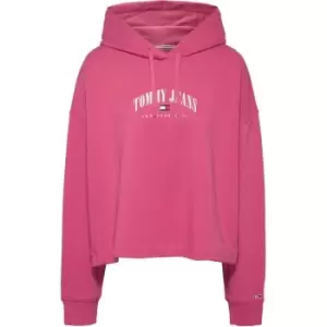 Image of Tommy Jeans Tjw Crv Rlx Essential Logo 2HOOD - Pink