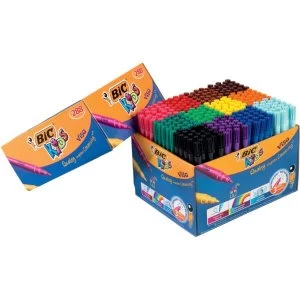 Image of Bic Kids Visa Colouring Pens Assorted Colours Pack of 288