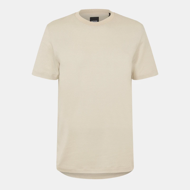 Image of Boss Mens C Thompson Short Sleeve Polo Shirt Open White male XS