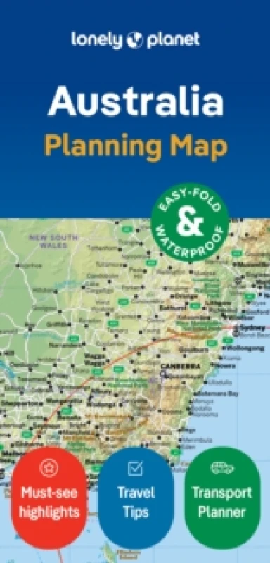 Image of Lonely Planet Australia Planning Map Sheet map, folded