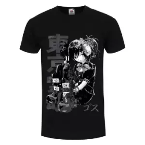 Image of Tokyo Spirit Mens Gosu Monochrome T-Shirt (S) (Black)