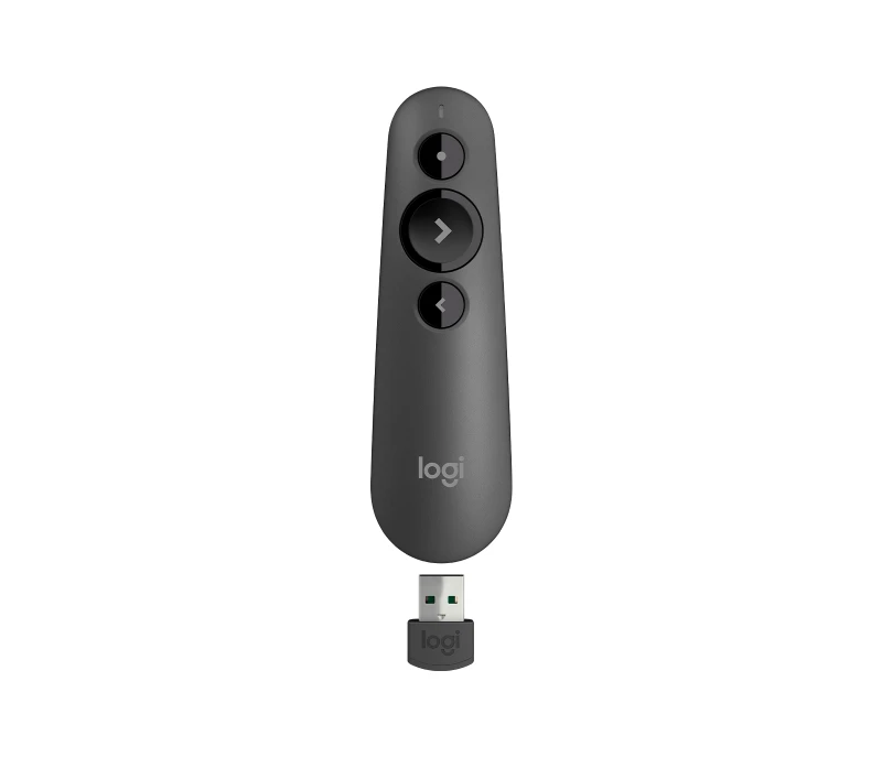 Image of Logitech 910-006518 Wireless presenter Bluetooth/RF Graphite