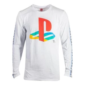 Image of Sony - Traping Mens Medium Long Sleeved Shirt - White