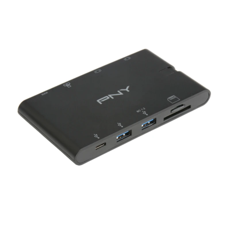 Image of PNY A-2UF-2TC-K01-RB notebook dock/port replicator Docking Black