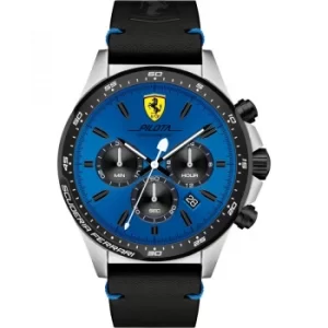 Image of Mens Scuderia Ferrari Pilota Chronograph Watch