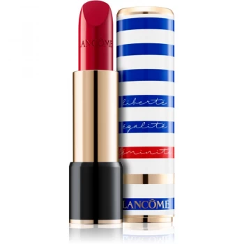 Image of Lancome L'absolu Rouge Cream Lipstick Summer French-Inspired Colors Case Limited Edition 3.4g - 132 Caprice