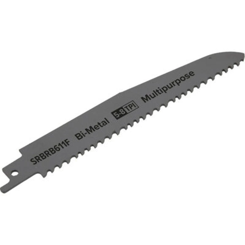 Image of Loops 5 PACK 150mm Bi-Metal Reciprocating Saw Blade - 5-8 TPI - Milled Side Set Teeth Multi
