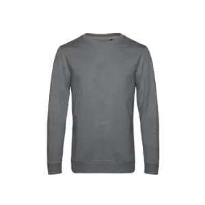 Image of B&C Mens Set In Sweatshirt (M) (Heather Mid Grey)