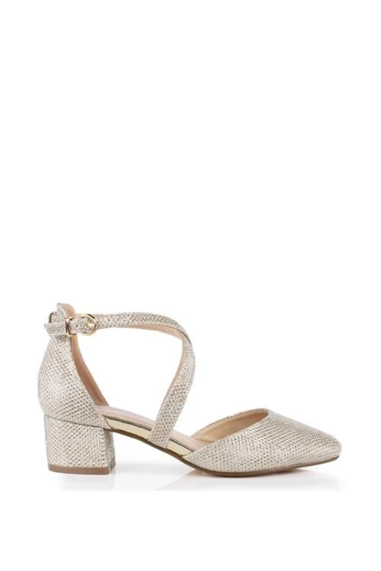Image of Paradox London Paradox London Francis E Wide Fit Courts Champagne Female 7 CU98305