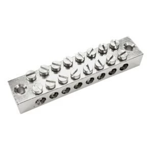 Image of BQ Silver 8 Way Earthing Block
