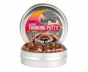 Image of Crazy Aarons Thinking Putty Illusion Super Lava Mini Tin