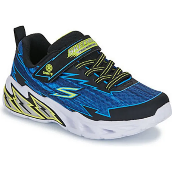 Image of Skechers Boys Light Storm 2.0 - Bolt-Brights Trainers UK Size 3 (EU 36) Black Blue SKE2375-BKBL-3