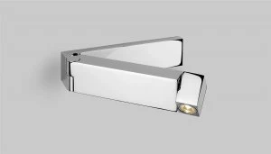 Image of Swing Arm LED 1 Light Indoor Wall Light Polished Chrome
