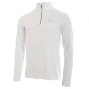 Image of Calvin Klein NEWPORT HALF ZIP - White - S