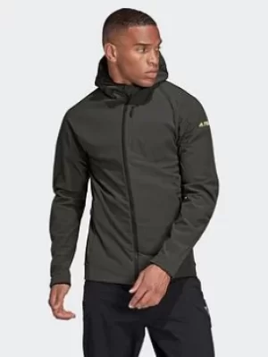Image of Adidas Terrex Hi loft Hooded Soft Shell Jacket