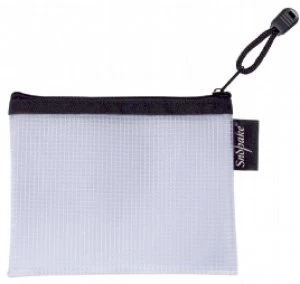 Image of Snopake EVA Mesh Zippa Bag A6 Black Pack 3
