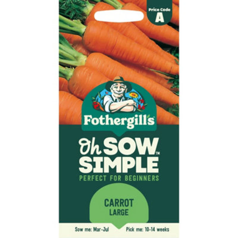 Image of Mr Fothergills Oh Sow Simple Carrot 'autumn King 2' Vegetable Seeds