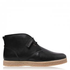 Image of Farah Vintage Jonah Chukka Boots - Black Leather