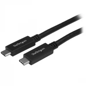 Image of StarTech USB C to USB C Cable 0.5m Short MM USB 3.0 5Gbps USB C Charging Cable