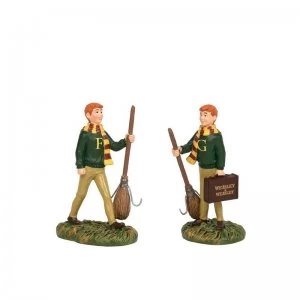 Image of Harry Potter Fred and George Weasley Figurine