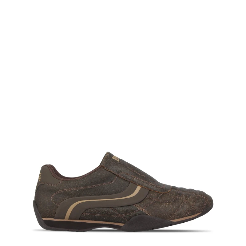Image of Lonsdale Camden Slip Mens Trainers - Brown Brown 7