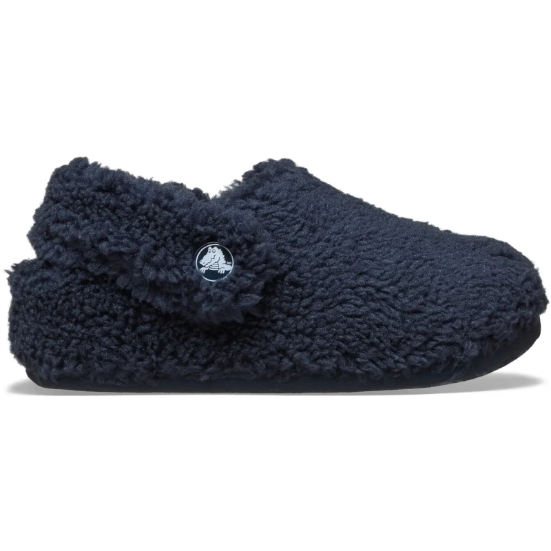 Image of Crocs Navy Classic Cozzzy Boys Toddler Slippers Navy UK 9 (EU 26)