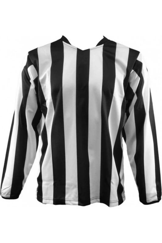 Image of Carta Sport Carta Sport Men Newcastle Vertical Jersey Football Shirt in Black Size: X-Small Black XS Male 5063107233172